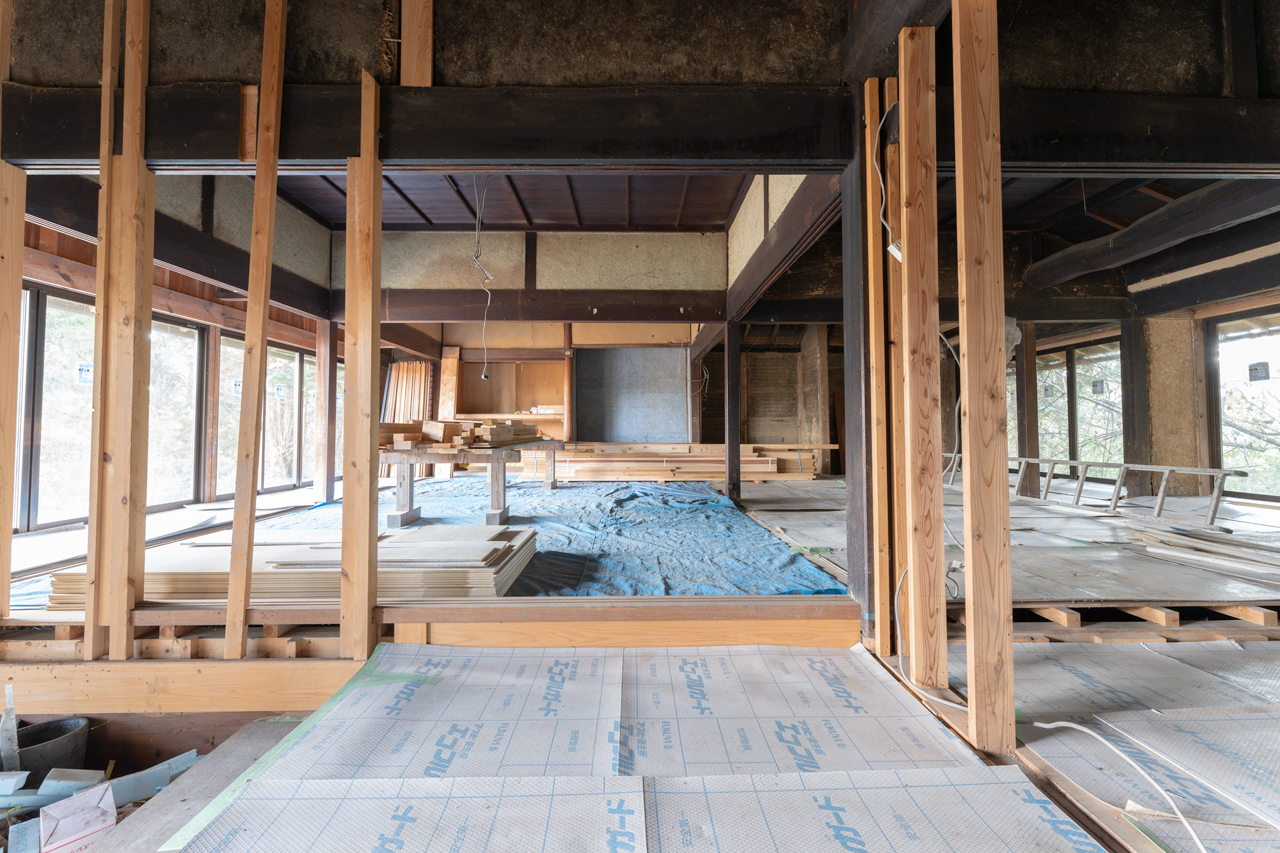 奈良市月ヶ瀬尾山：室内写真