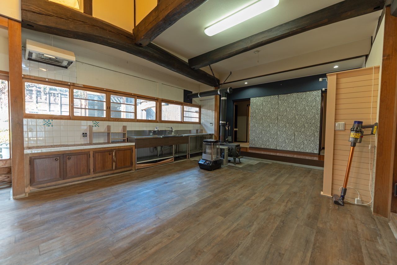 奈良県山辺郡山添村岩屋：キッチン写真