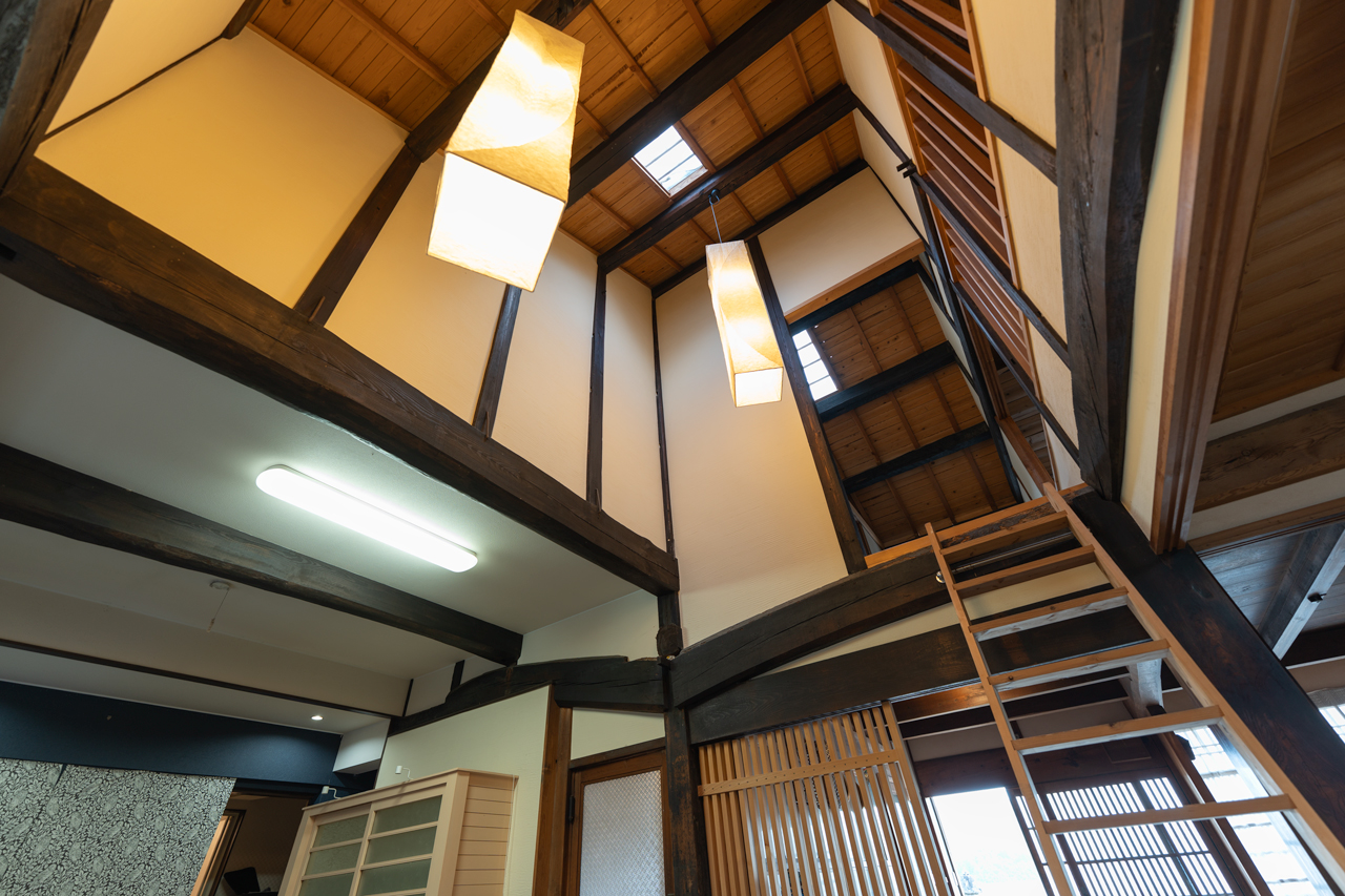 奈良県山辺郡山添村岩屋：吹き抜け写真