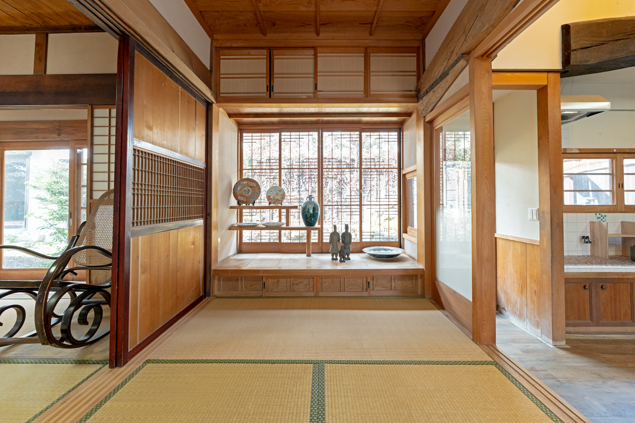 奈良県山辺郡山添村岩屋：和室と床の間写真