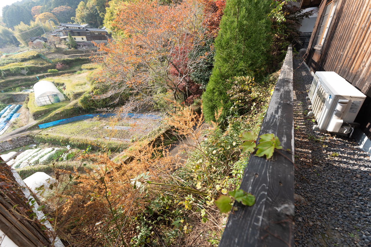 奈良県山辺郡山添村岩屋：テラスの写真