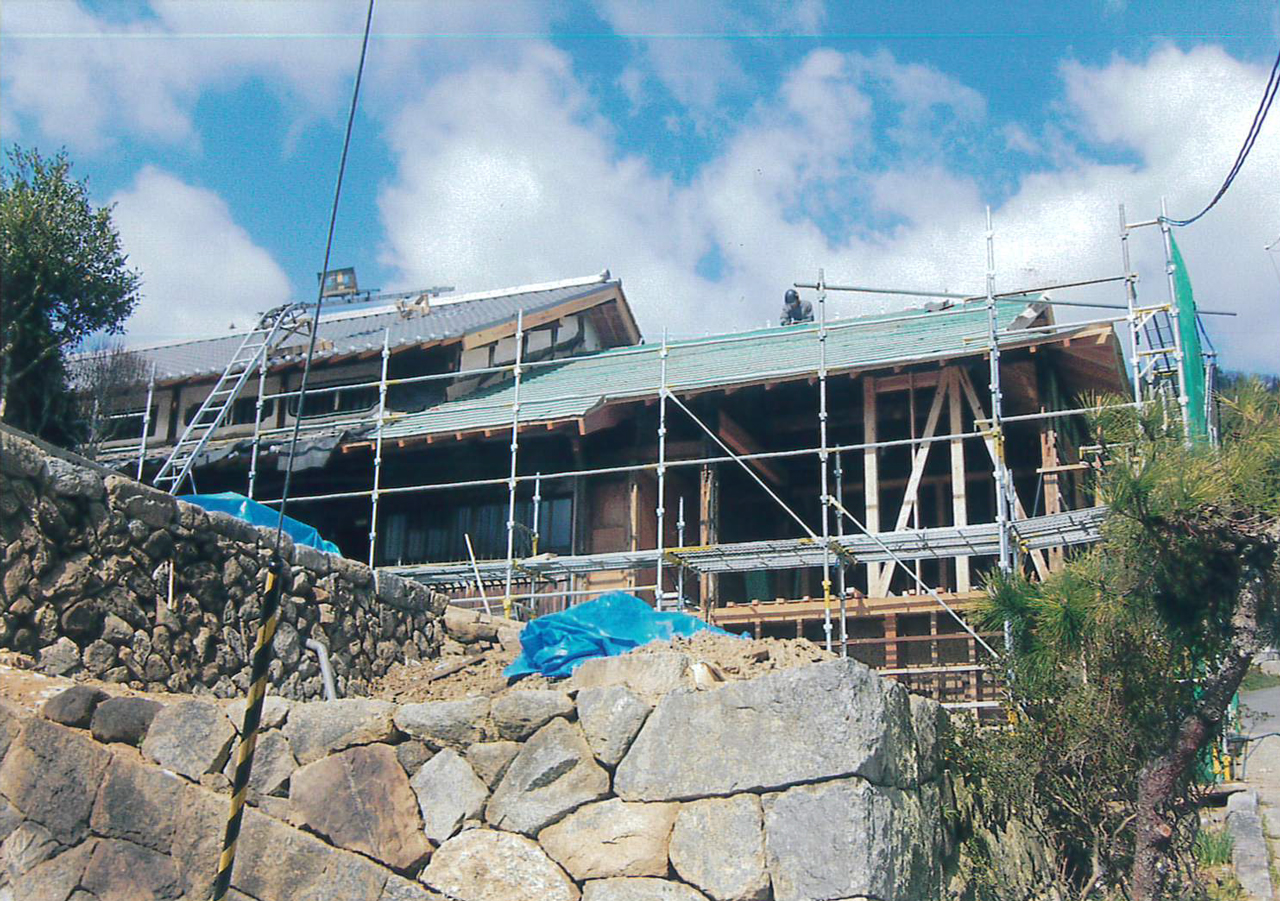 奈良県山辺郡山添村岩屋：リノベーション時の写真