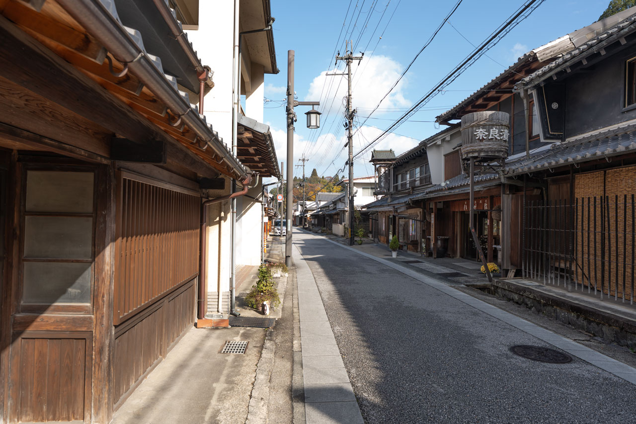 奈良県宇陀市大宇陀中新：前面道路