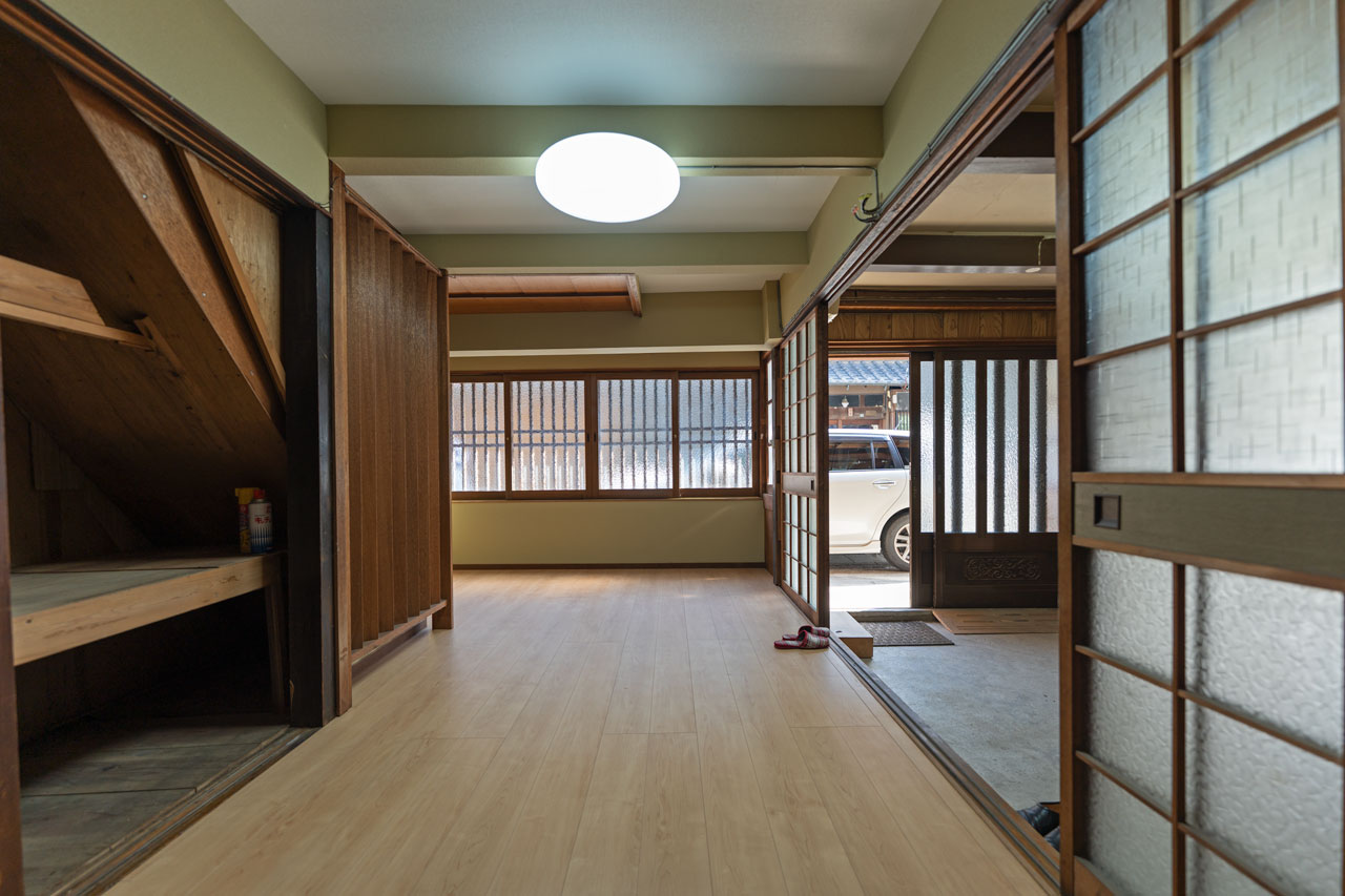 奈良県宇陀市大宇陀中新：板間写真