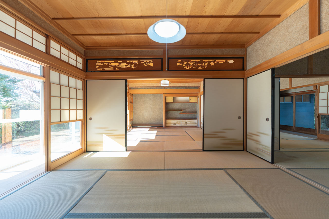 奈良県宇陀市榛原山辺三：玄関和室