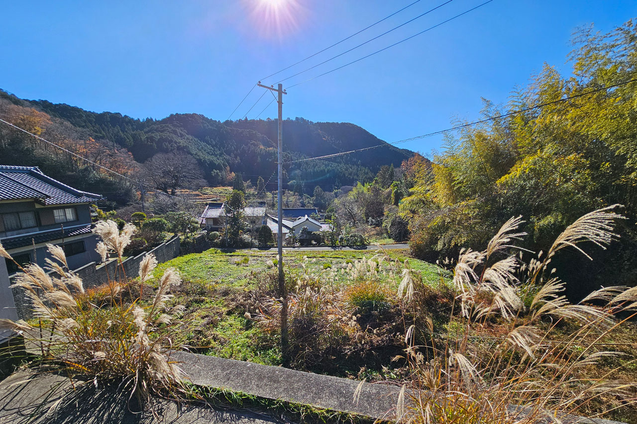 奈良県宇陀市榛原山辺三:畑写真