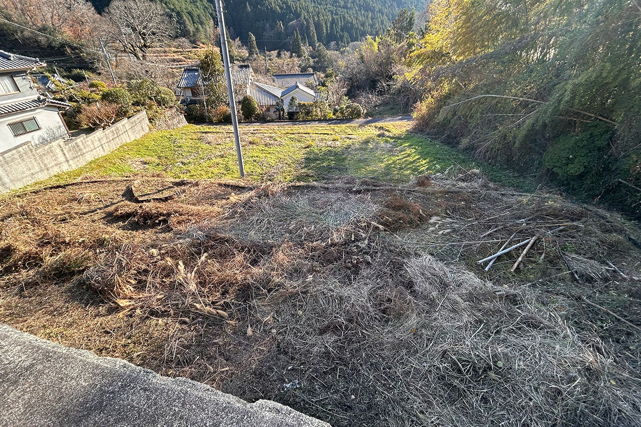 奈良県宇陀市榛原山辺三:畑写真