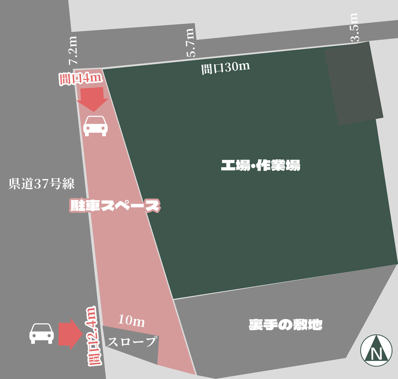 桜井市大字浅古:区画図