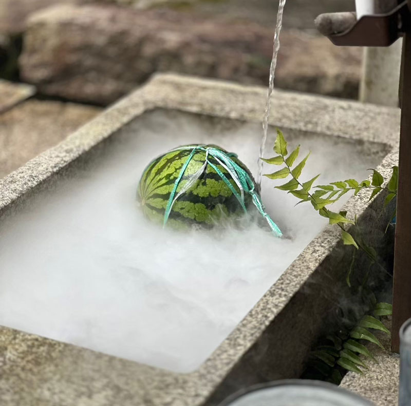 奈良市月ヶ瀬桃香野：すいか写真
