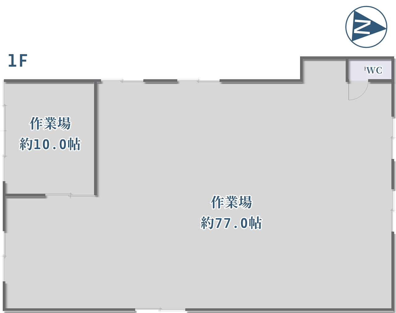 宇陀市大宇陀大東：1F間取図
