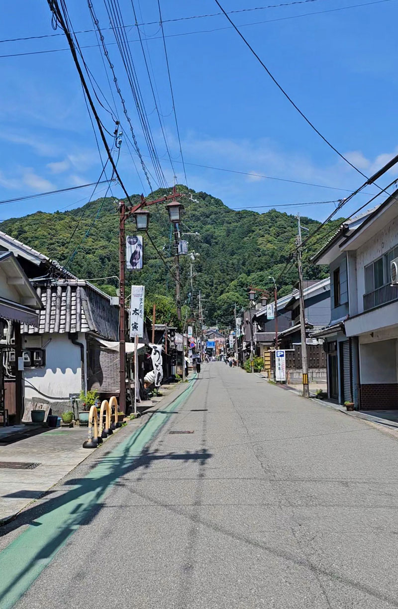 桜井市大字初瀬：初瀬の町並み