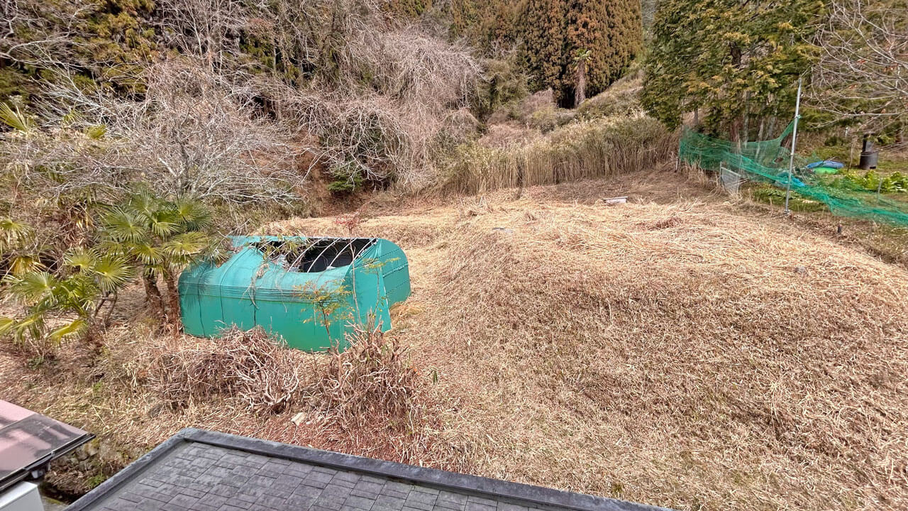 奈良県宇陀市榛原山辺三：農地（田んぼ跡）