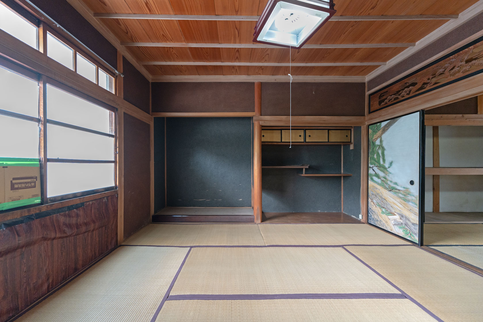 奈良県十津川村大字上野地：和室。床の間のある部屋。