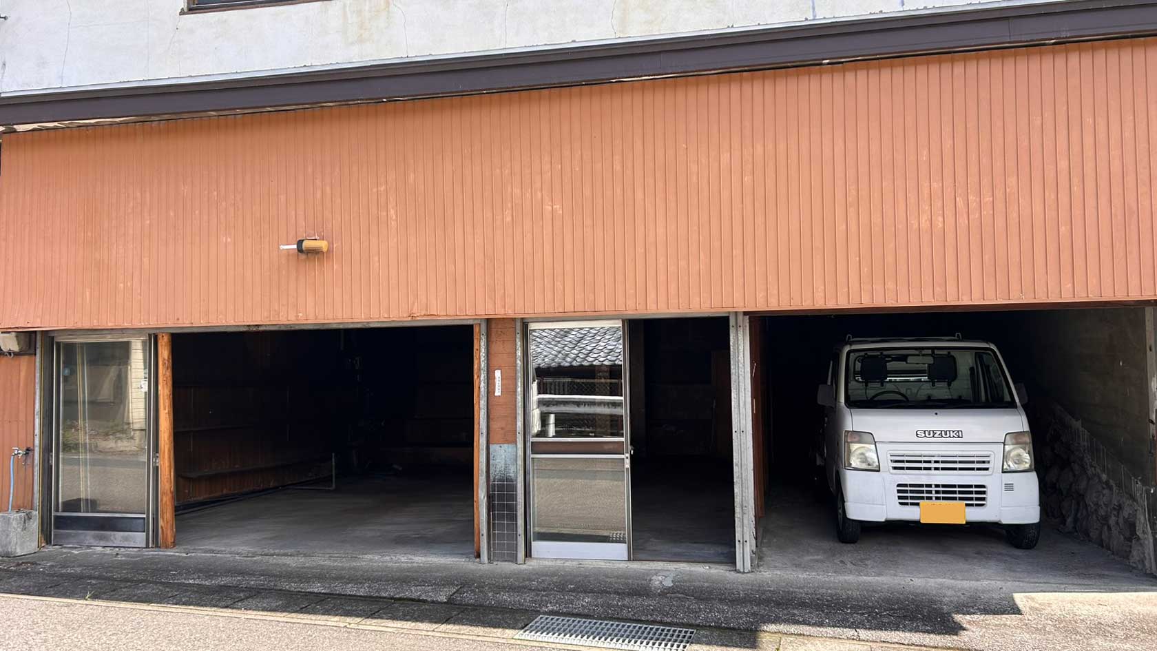 奈良県十津川村大字上野地：車庫