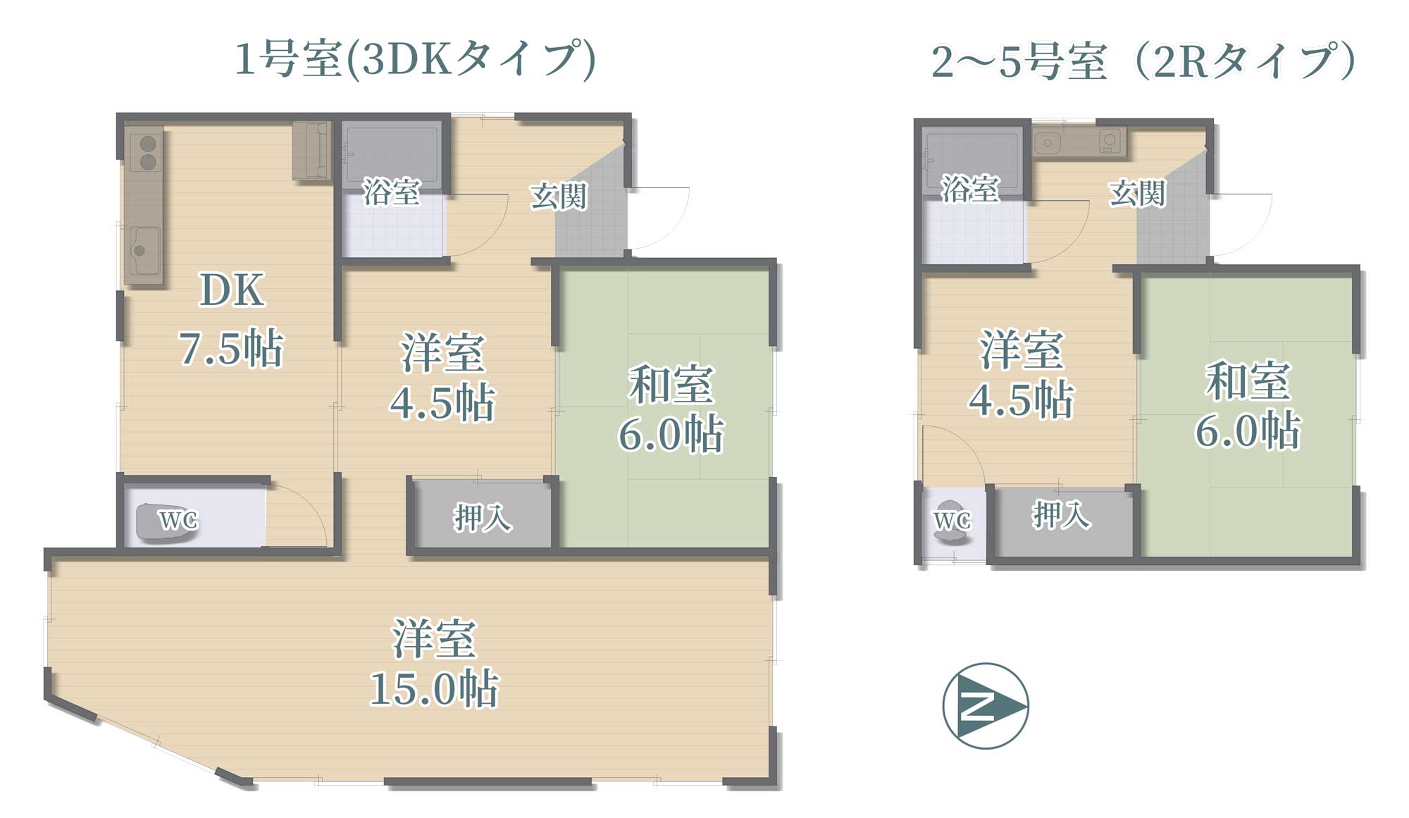 桜井市大字赤尾：間取図