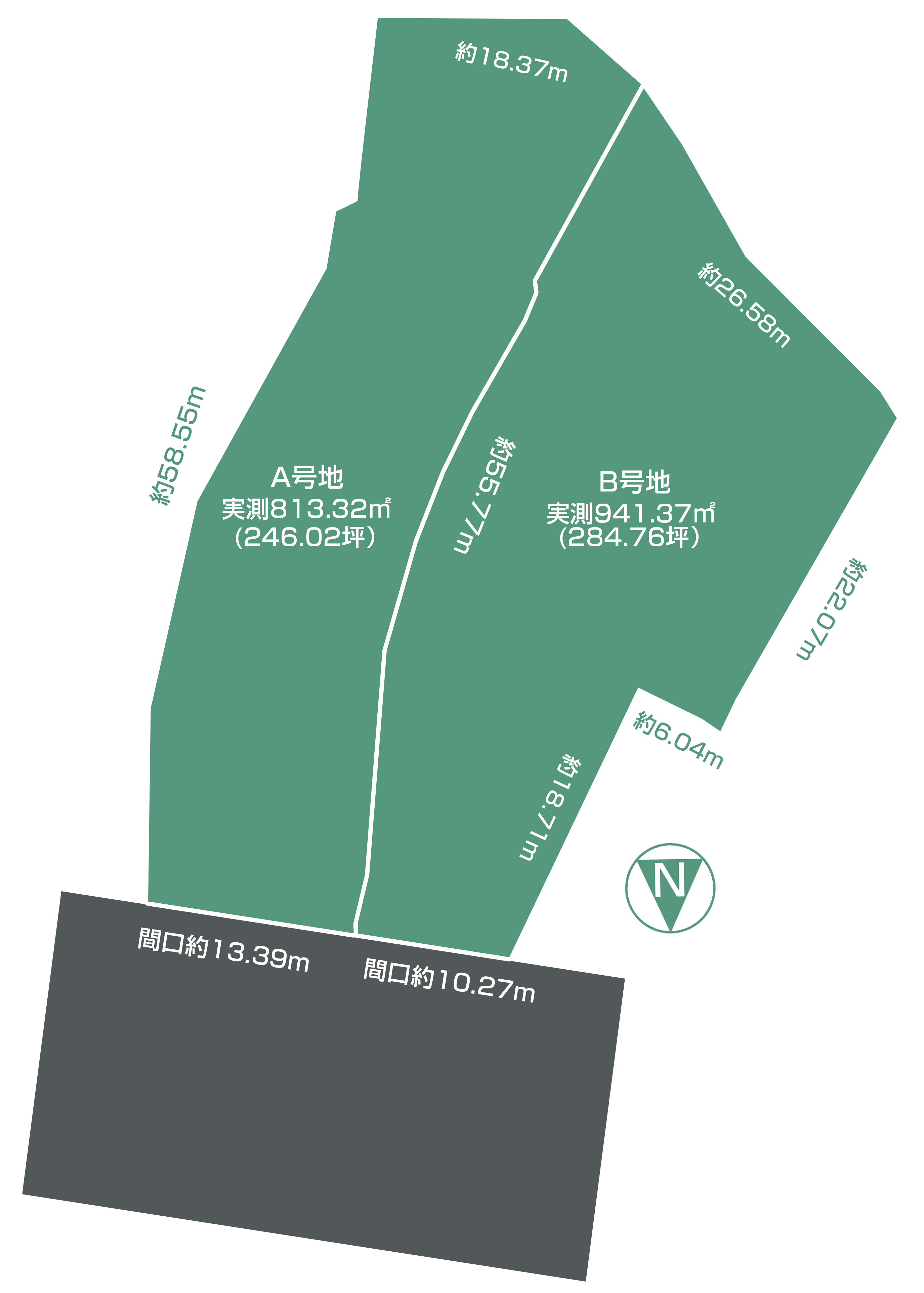 宇陀市大宇陀大東：区画図